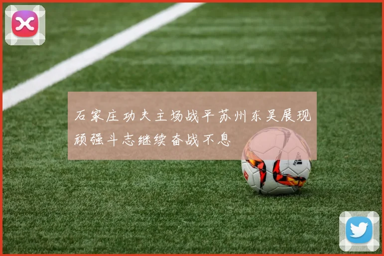 石家庄功夫主场战平苏州东吴展现顽强斗志继续奋战不息